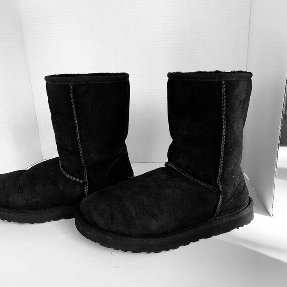 UGG Classic Short II Suede Boot Woman Sz 7 - Picture 4 of 14